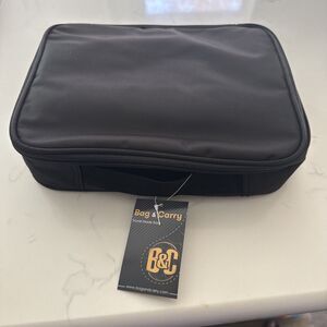 Bang & Carsen Travel Jewelry/Cosmetics Bag Black NWT